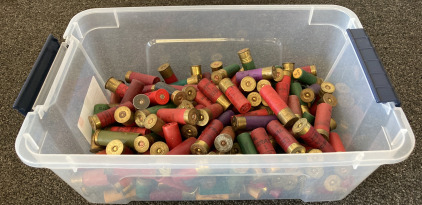 Bin Of Various Gauge Shotgun Ammo