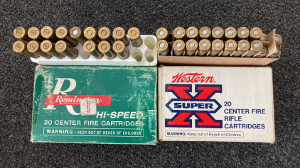 (24) Rnds. Remington And Western Silvertip 30-06 Ammo