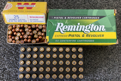 (75+) Rnds. Winchester And Remington 25 Auto Ammo