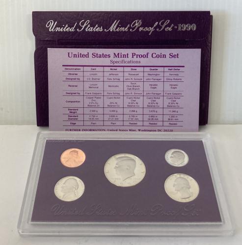 1990 United States Mint Proof Set
