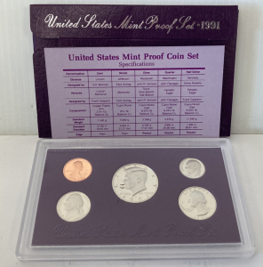 1991 United States Mint Proof Set