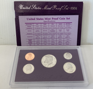 1991 United States Mint Proof Set