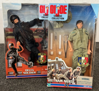 1999 GI Joe Classic Collection Vietnam Nurse and Delta Soldier