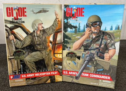 1997 Limited Edition GI Joe U.S Army Helicopter Pilot and Tank Commander