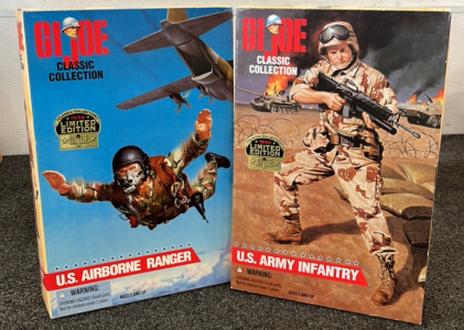 1996 GI Joe Limited Edition U.S Airborne Ranger and Infantry