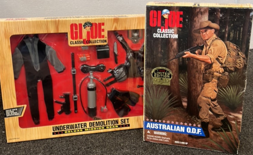 1996 & 1998 GI Joe Classic Collection Australian O.D.F and Underwater Demolition Set