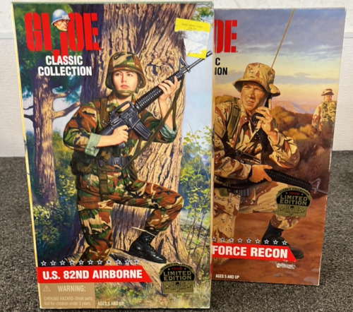 1998 GI Joe 2 Limited Edition U.S 82nd Airborne and Force Recon