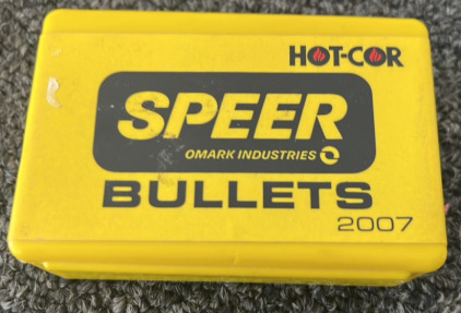 Speer 30 Cal Bullets 130GR .308 Flat Nose Tips Unopened