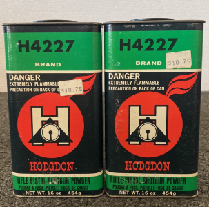 (2) 16 Oz Hodgdon H4227 Rifle-Pistol-Shotgun Powder