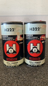 (2) 16 Oz Hodgdon H322 Rifle Powder