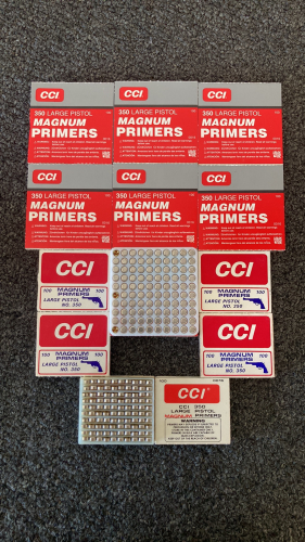 (1,300) CCI 350 Large Pistol Primers