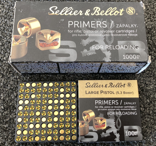 (1000) Sellier & Bellot Large Pistol Primers