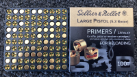 (1000) Sellier & Bellot Large Pistol Primers - 2