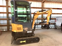 2023 MS13C HYDRAULIC EXCAVATOR - 1 TON WITH THUMB - ENCLOSED CAB - 2