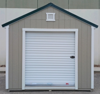 10 x 12 Outdoor Storage Shed - Roll Up Door!