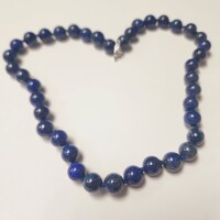 Silver Lapis Lazuli 18" Necklace