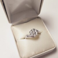 Silver 7 Diamond Ring - 3