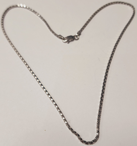 Silver 2.84G 16" Necklace