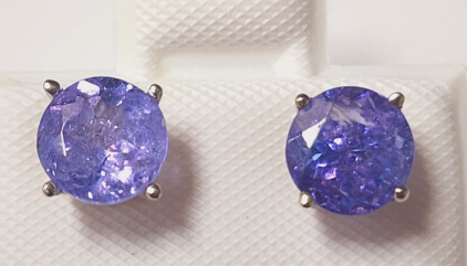 14K Tanzanite(1.8ct) Earrings