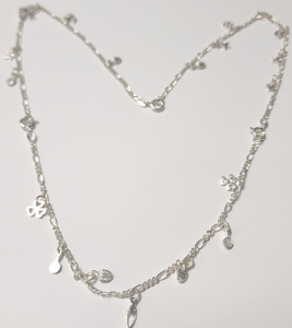 Silver 9.84G 21" Necklace