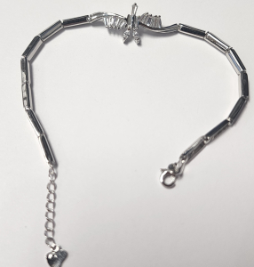 Silver Cz 7.85G 7.5" Bracelet