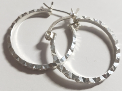 Silver Hoop Earrings