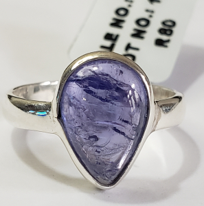 Silver Tanzanite(4.5ct) Ring