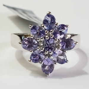 Silver Tanzanite(2.25ct) Ring