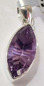 Silver Amethyst(5.55ct) Pendant