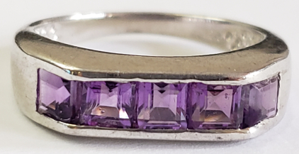 Silver Amethyst Ring