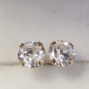 14K Cubic Zirconia Earrings