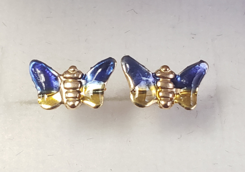 10K Butterfly Earrings