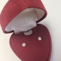 14K Cubic Zirconia Earrings - 3