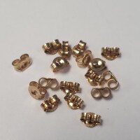 10K Yellow Gold 1G 16pcs Earring Backs - 2