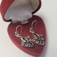 Silver Amethyst Earrings - 3