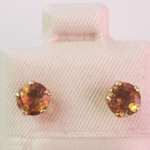 14K Citrine Earrings