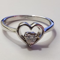 Silver CZ Ring