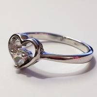 Silver CZ Ring - 3