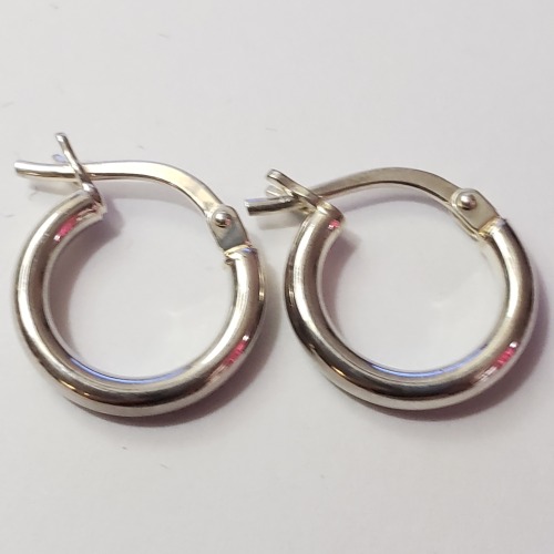 Silver Hoop Earrings