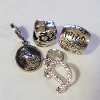 Silver Pack Of 4 Pandora Beads