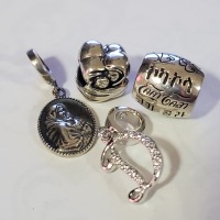 Silver Pack Of 4 Pandora Beads - 2