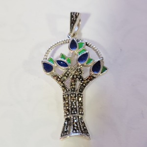 Silver Marcasite Pendant