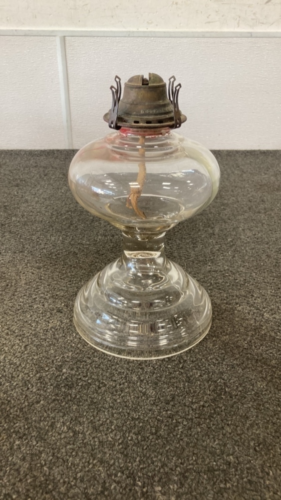 Antique Queen Ann Kerosene Lamp