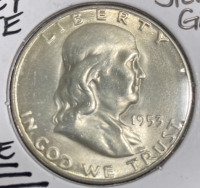 1953-S MS67 RARE Key Date Franklin Half Dollar - 3