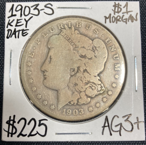 1903-S AG3+ Key Date Silver Morgan Dollar