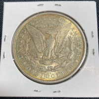 1890-S AU55 Monster Toner Morgan Dollar - 2