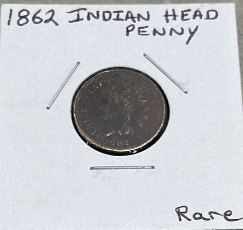 (1) 1862 Indian Head Penny (Rare)