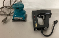 4" Makita Sander w/Craftsman Stapler