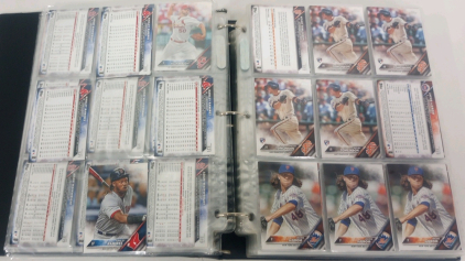 Binder With Approximately (500+) 2016 Topps Baseball Cards