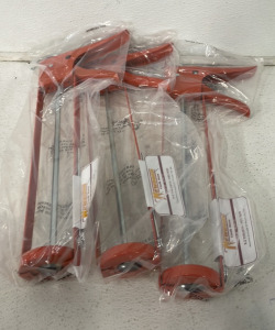 (3) New Orange Newborn Caulking Guns